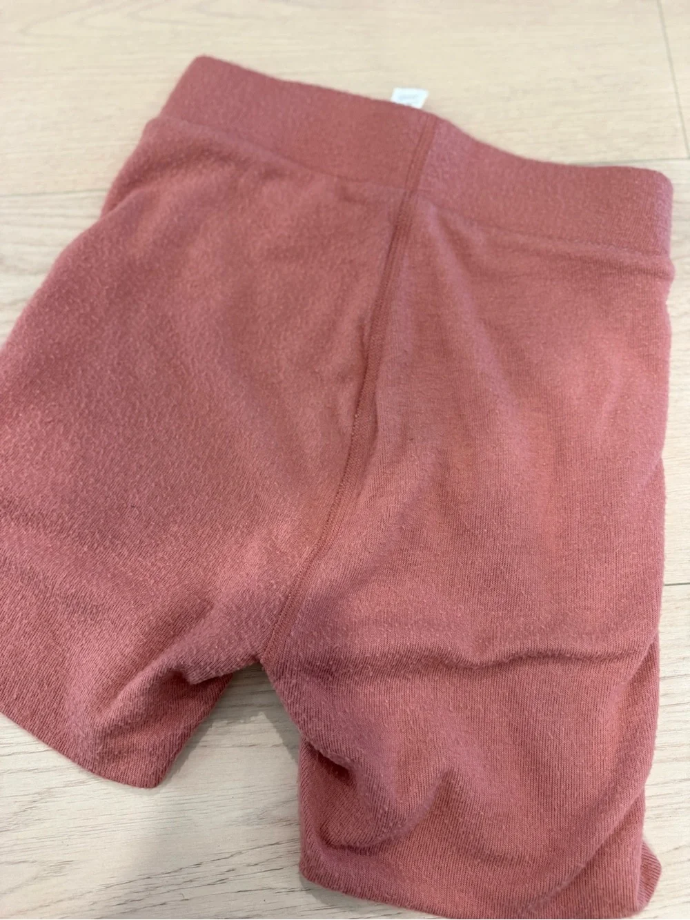 ALO Yoga Ribbed High-Rise Bike Shorts — Rust | XS